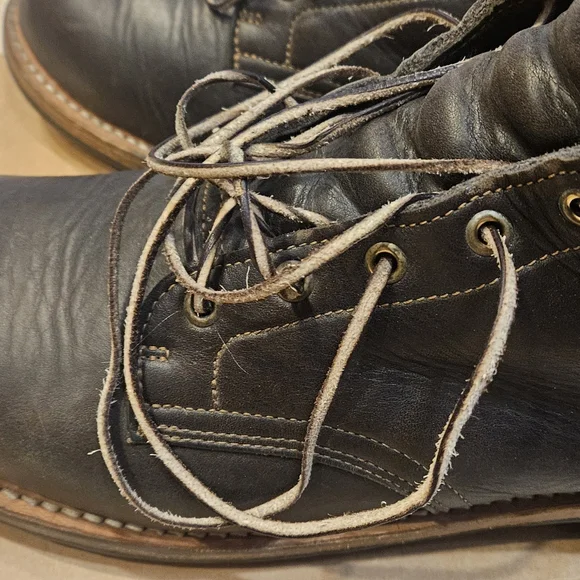 Truman Men's Brown Leather Boots - Picture 6 of 17